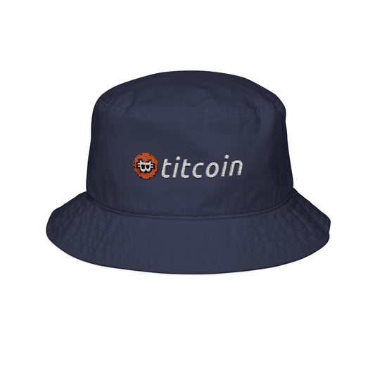 Titcoin Bucket Hat - White Logo