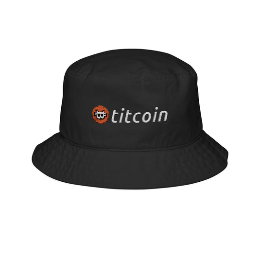 Titcoin Bucket Hat - White Logo